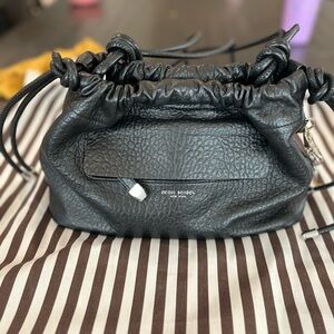 Henri Bendel Black Textured Mini Bag